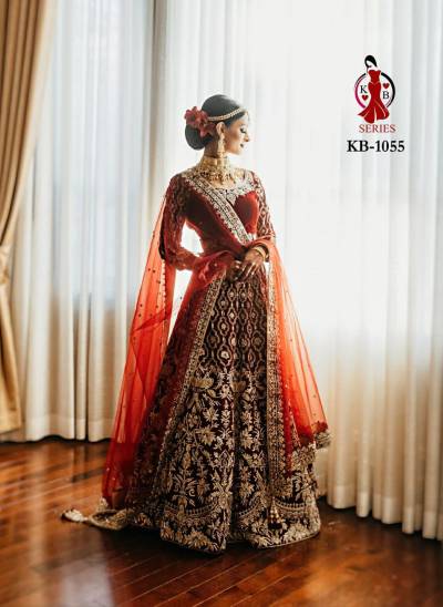 KB 1055 BY Senhora designer Bridal Lehenga Choli Collection